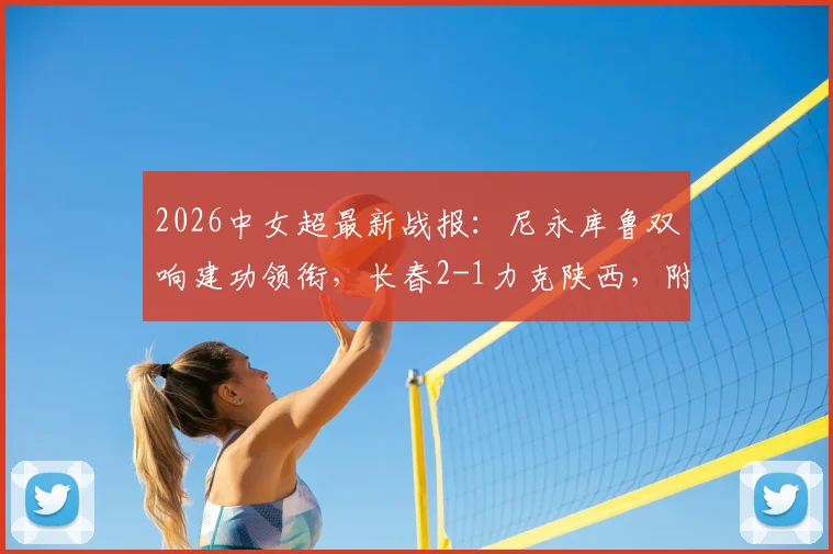 2026中女超最新战报：尼永库鲁双响建功领衔，长春2-1力克陕西，附积分榜与射手榜更新